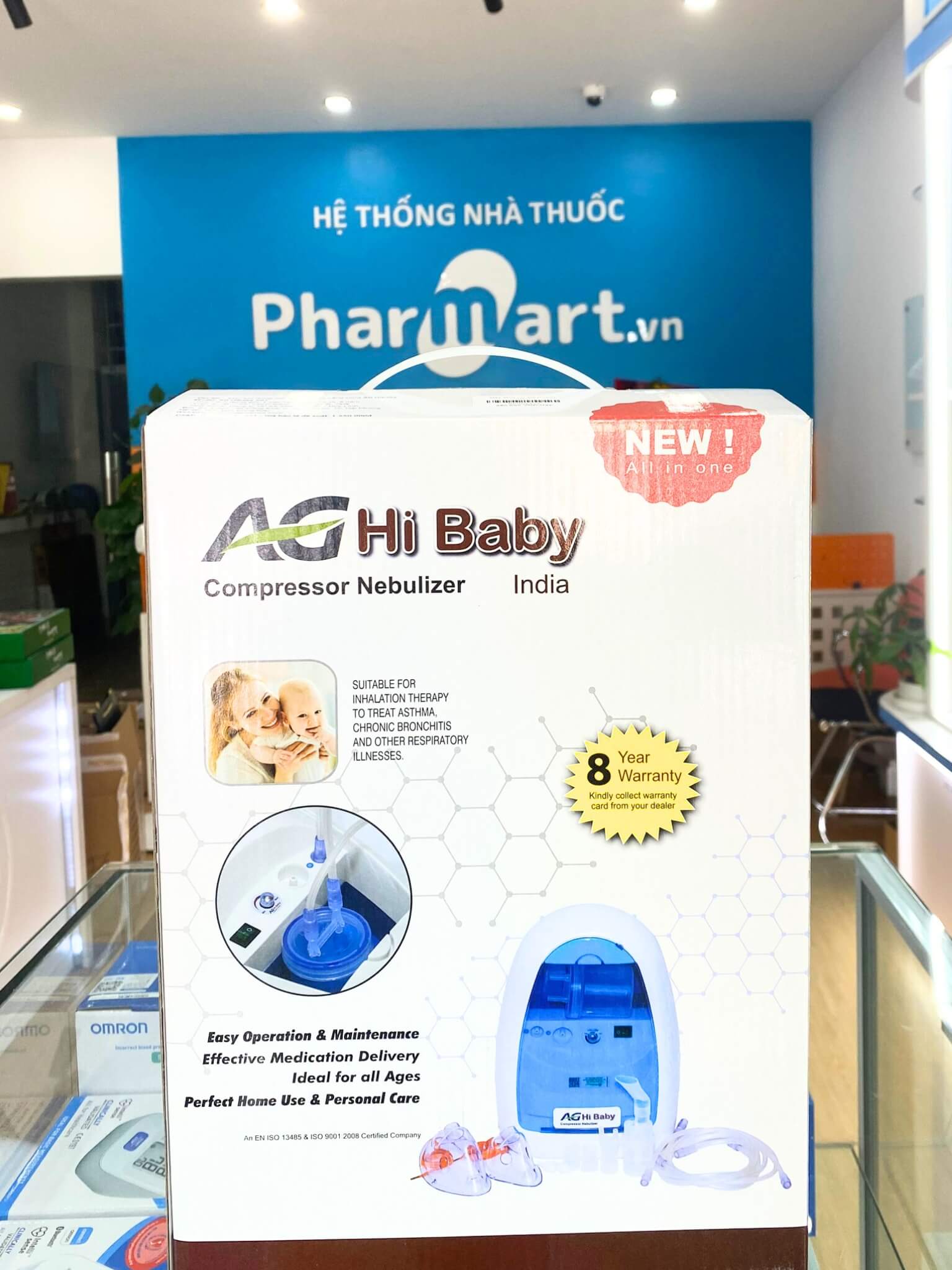 Máy xông hút mũi HiBaby AG tại Pharmart