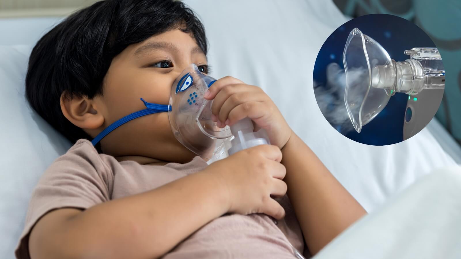 Trẻ em và người cao tuổi là đối tượng sử dụng máy khí dung nhiều nhất