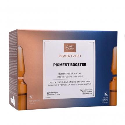 a Bộ Sản Phẩm Dưỡng Da Ngày đêm Làm Sáng & Mờ đốm Sắc Tố Martiderm Pigment Zero Pigment Booster