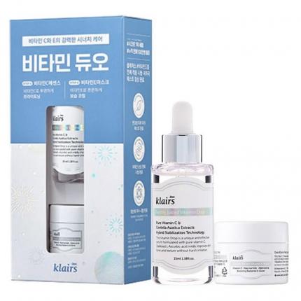 a Combo Klairs Vitamin Duo Trial Kit (klairs Vitamin Drop 35ml + Klairs Vitamin E Mask 15ml)