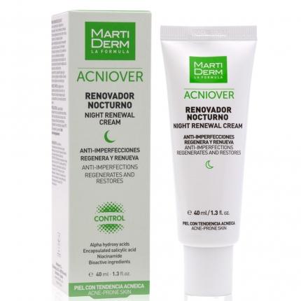 a Kem Dưỡng Tái Tạo Ban đêm Cho Da Dầu Mụn Martiderm Acniover Night Renewal Cream (40ml)