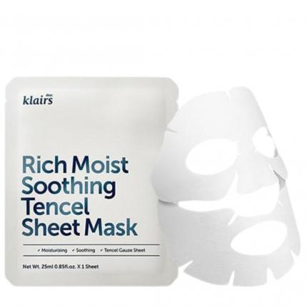 a Klairs Rich Moist Soothing Tencel Sheet Mask 25ml