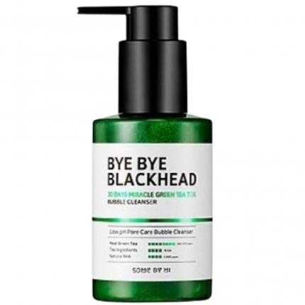 a Some By Mi Bye Bye Black Head 30 Days Miracle Green Tea Tox Bubble Cleanser 120ml