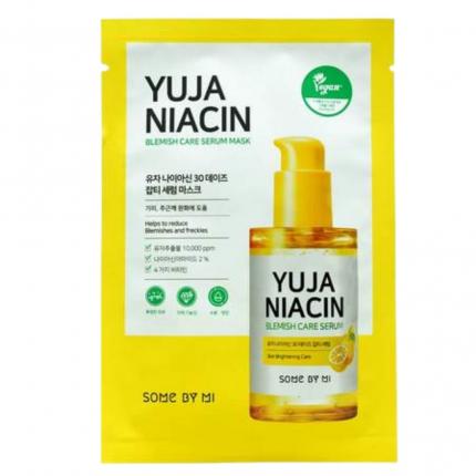 a Some By Mi Yuja Niacin 30 Days Blemish Care Serum Mask