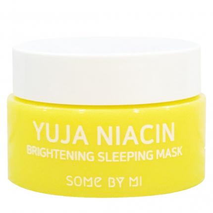 a Some By Mi Yuja Niacin 30 Days Miracle Brightening Sleeping Mask (minisize 15g)