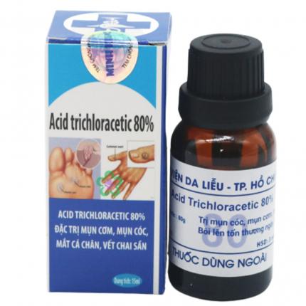 Acid Trichloracetic 80% Trị mụn cóc, mụn thịt