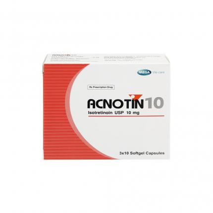 Acnotin 10 - Điều trị mụn trứng cá