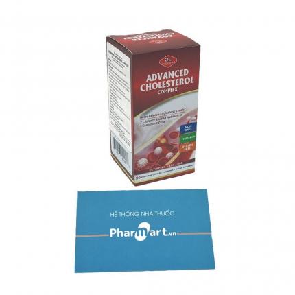 mặt chính diện của sản phẩm advanced cholesterol