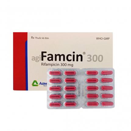 Agifamcin 300 - Điều trị thể lao, phong, phòng viêm màng não