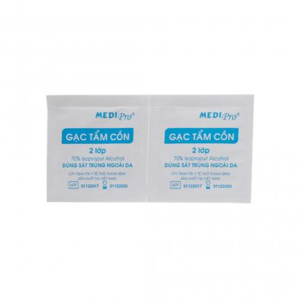 Alcohol Swab - Hộp 100 miếng gạc tẩm cồn