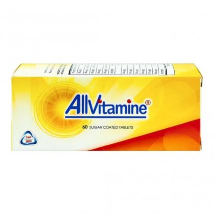 Allvitamine hộp 60 viên bổ sung các loại vitamin, tăng sức đề kháng