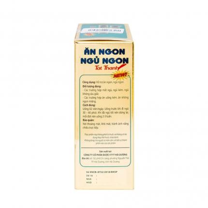Công dụng của Ăn ngon ngủ ngon Tat Thanh New