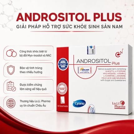 Andrositol Plus - Hỗ trợ sức khỏe sinh sản nam giới