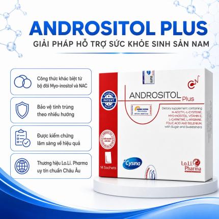 Andrositol Plus - Hỗ trợ sức khỏe sinh sản nam giới