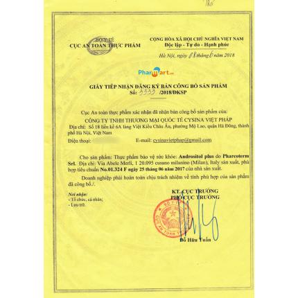 Andrositol Plus Cysina Việt Pháp