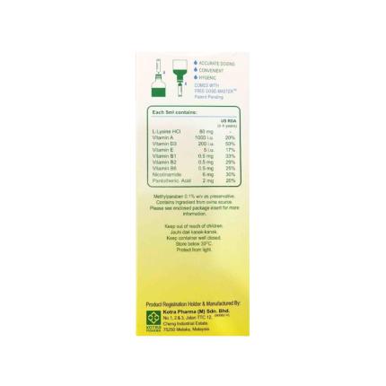 Siro Appeton Multivitamin Lysine
