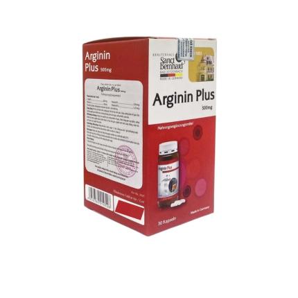 Arginin Plus 500mg - Bảo vệ & tăng cường chức năng gan hộp 30 viên