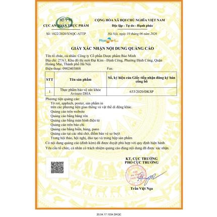 Giấy phép quảng cáo