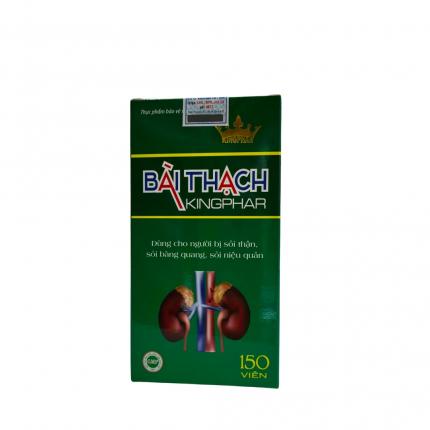 Bài Thạch Kingphar (150 viên) - Hỗ trợ giảm nguy cơ viêm đường tiết niệu, sỏi thận, sỏi bàng quang, sỏi mật