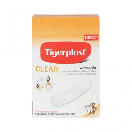 Băng cá nhân TigerPlast Clear trong suốt hộp 100 cái (19x72mm)