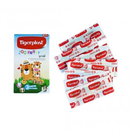 Băng cá nhân trẻ em TigerPlast Zoo Party giá tốt