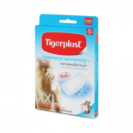Băng gạc TigerPlast không thấm nước hộp 2 cái (100x120 mm)