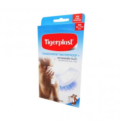 Băng gạc TigerPlast không thấm nước hộp 2 cái (60x100 mm)