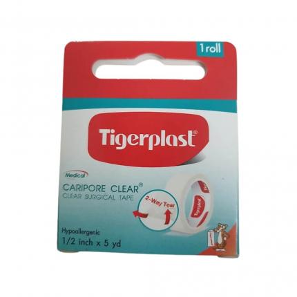 Băng keo nhựa TigerPlast Caripore Clear 0,5in chính hãng