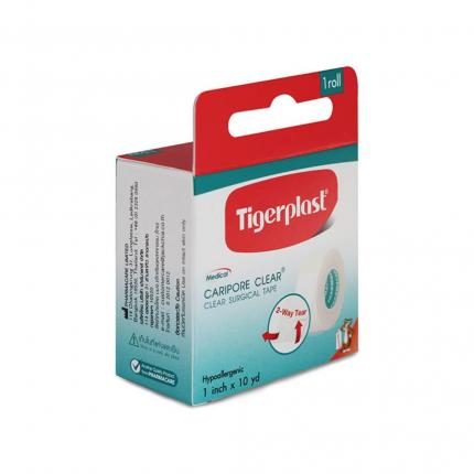 Băng keo nhựa TigerPlast Caripore Clear 1in chính hãng