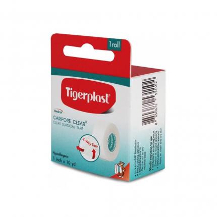 Băng keo nhựa TigerPlast Caripore Clear 1in chính hãng