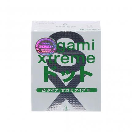 Bao cao su Sagami Dots Type Hộp 3 chiếc