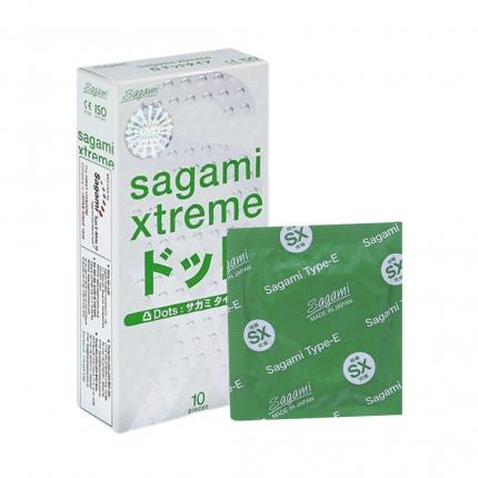 Bao cao su Sagami Xtreme Dots Type Hộp 10 chiếc