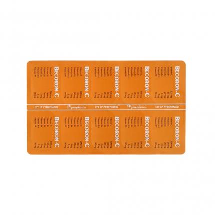 Vỉ 10 viên nén Becoron-C