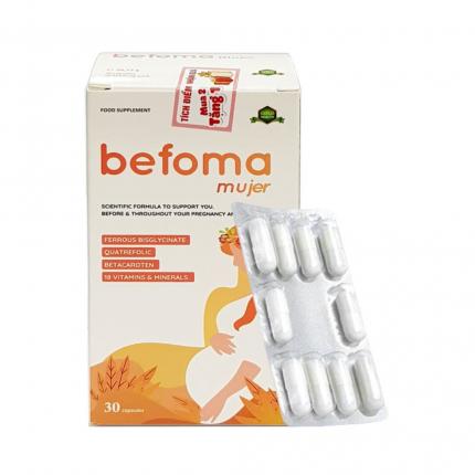 Befoma Mujer - Hỗ trợ sức khoẻ phụ nữ thời kỳ mang thai
