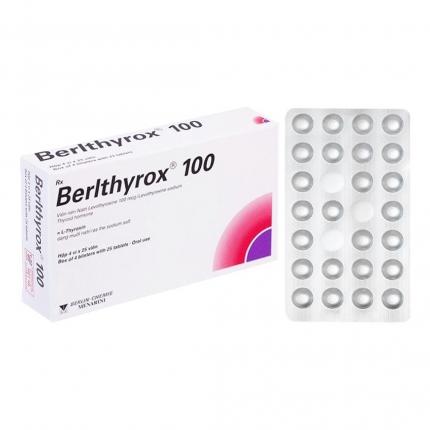 Berlthyrox 100 - Điều trị bệnh lý tuyến giáp