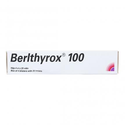 Berlthyrox 100 - Điều trị bệnh lý tuyến giáp