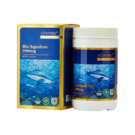 Bio Squalene 1000mg - Bảo vệ da, hỗ trợ trị mụn trứng cá