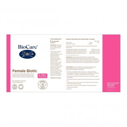 Công dụng Biocare Female biotics