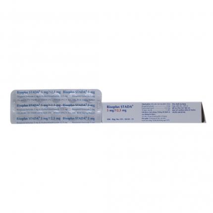 Mặt khác của thuốc Bisoplus Stada 5mg/12,5mg