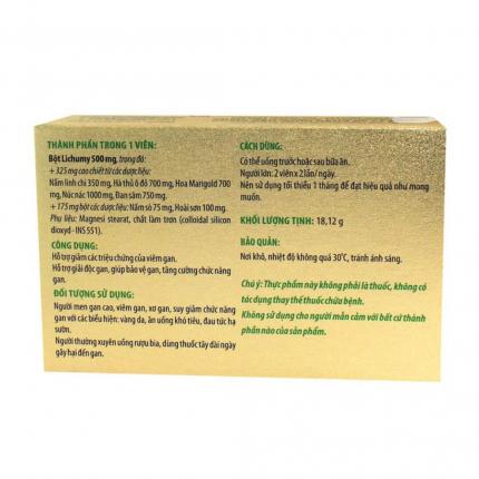 Thành phần và Công dụng Naturenz Gold