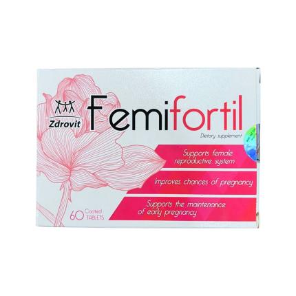 Bổ trứng Femifortil Hỗ Trợ Trứng Khỏe, Tăng Khả Năng Thụ Thai