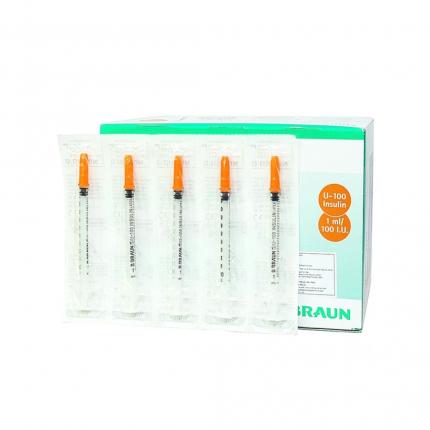Bơm tiêm tiểu đường BBraun 1ml
