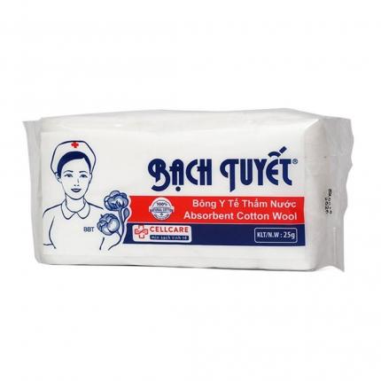 Bông Y Tế Thấm Nước Bạch Tuyết 25g