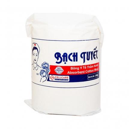 Bông Y Tế Thấm Nước Bạch Tuyết 500g