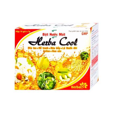 Bột nước mát Herbal Cool thanh nhiệt, mát gan, lợi tiểu