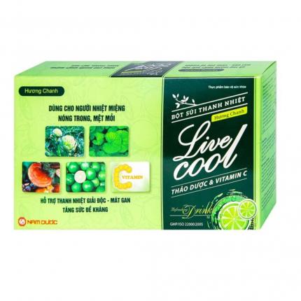 Bột sủi thanh nhiệt Livecool hương chanh