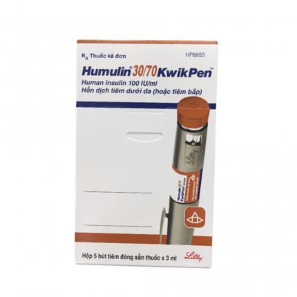 Hộp bút tiêm Insulin Humulin 30/70 Kwikpen