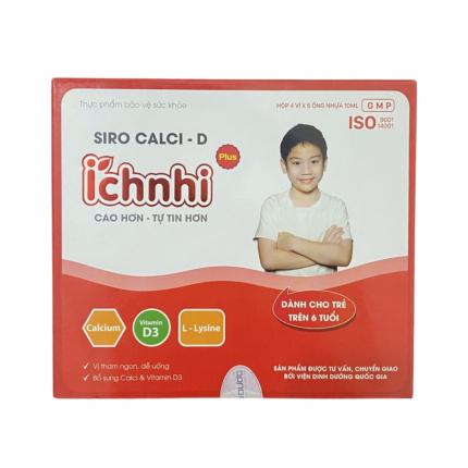 Calci - D Ích Nhi bổ sung Canxi cho trẻ