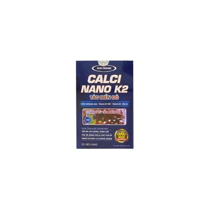 Calci Nano K2 Tảo Biển đỏ (Hộp 30 Viên)