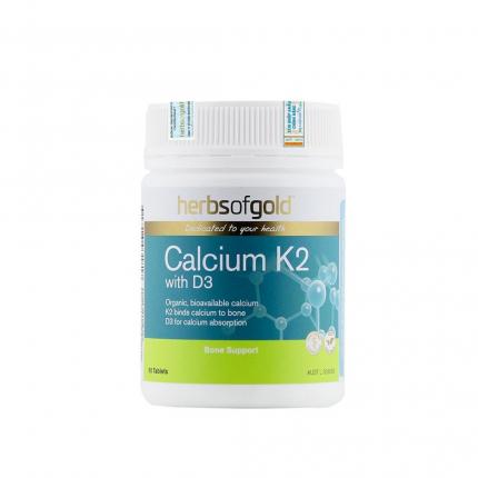 Herbs Of Gold Calcium K2 with D3